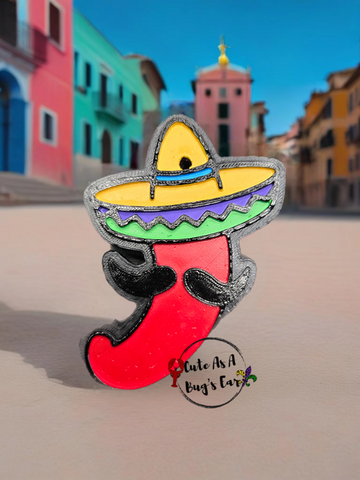 Pepper with Sombrero Freshie