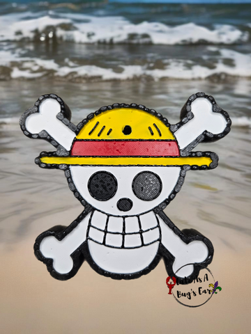 Skull with Hard Hat Freshie