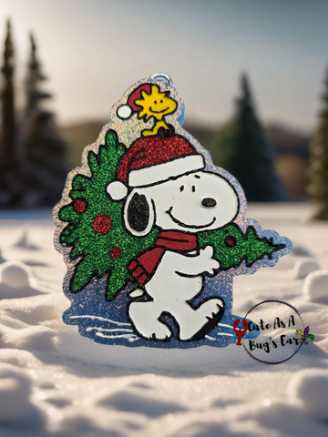 Christmas Dog Freshie