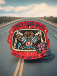 Highland Cow Don't Look Back Freshie