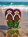 Leopard Print Flip Flops Freshie