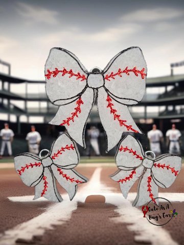 Baseball Softball Bow Freshie