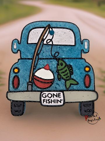 Gone Fishing Truck Freshie