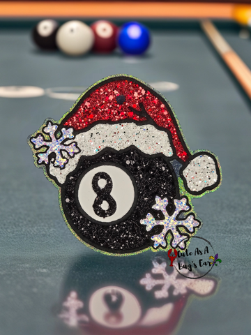 Christmas 8 Ball Freshie