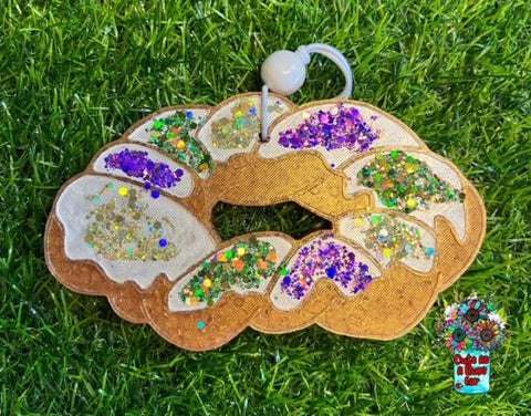 Mardi Gras King Cake Freshie