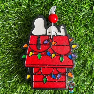 Christmas Doghouse Freshie