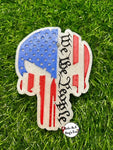 We The People Skull Freshie