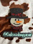 Snowman with Scarf Freshie