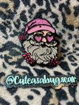 Pink Santa Christmas Freshie