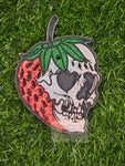 Strawberry Skull freshie