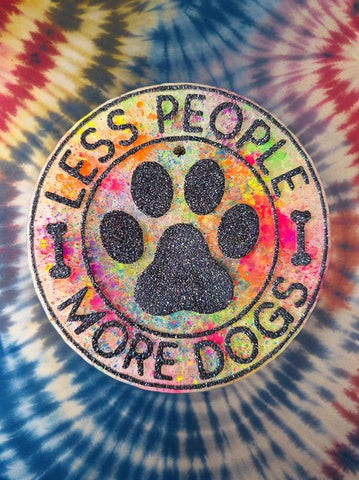 Less People More Dogs Freshie