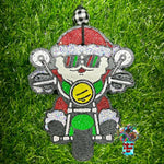 Motorcycle Santa Freshie