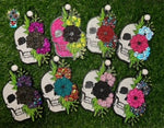 Skull with Flowers freshie