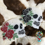 Skull with Roses freshie