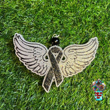 Angel Wings w/ Awareness Ribbon freshie