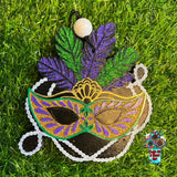 Mardi Gras Mask Freshie